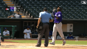 Montero smacks first Triple-A homer