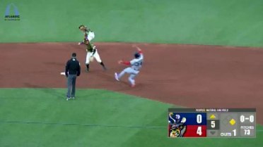 Altoona's Alemais starts the nifty double play