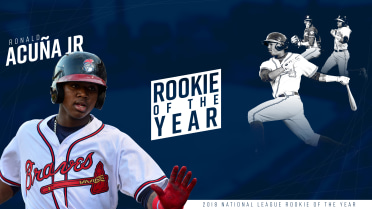 Former Rome Brave Ronald Acuña Jr. Named Rookie of the Year