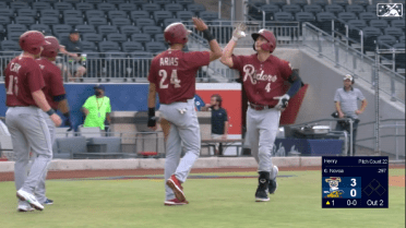 Foscue homers in second straight