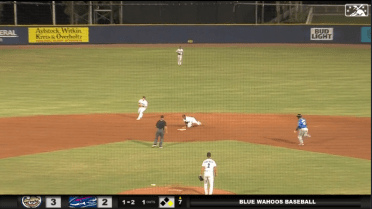 Pensacola's Sims turns two with diving stop, base tap
