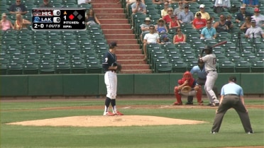 Crawdads' Apostel rips RBI double