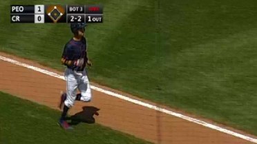 Cedar Rapids' Whitefield hits homer
