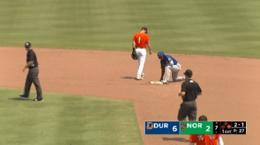 Bulls' Bruján records three hits and a steal