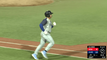 Francisco Álvarez mashes 20th High-A homer