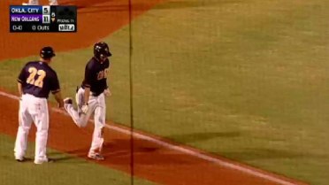 Baby Cakes' Dean hits grand slam