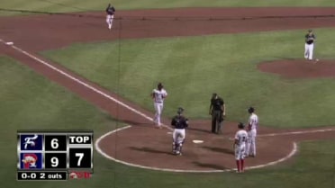 Reading's Martin launches a three-run shot