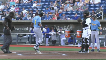 Greg Jones crushes first-inning homer