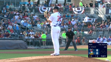 Sod Poodles' Jarvis fans 11 batters in 7 innings
