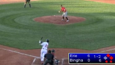 Erie's Hall whiffs his 10th batter of the game