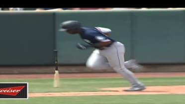 Taylor Trammell connects for a homer