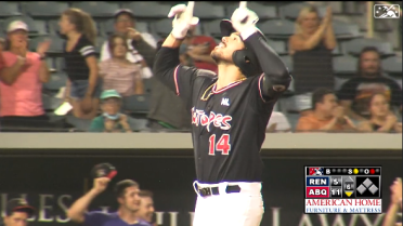 Fuentes slams his way to a cycle