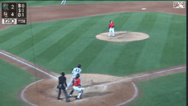 Encarnacion-Strand mashes a pair for Kernels