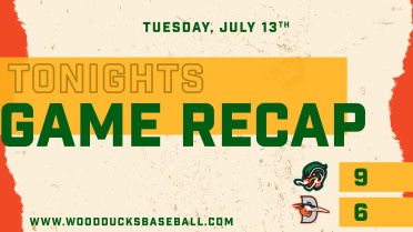 Six-run Fourth Pushes Wood Ducks to Win Over Delmarva