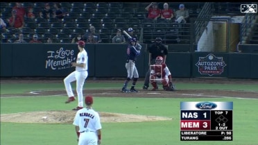 Memphis' Liberatore fans ninth batter