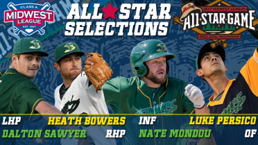 Four Snappers Named Midwest League All-Stars