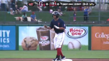 Deven Marrero knocks in a run with a double