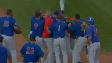 Iowa's Andreoli breaks up perfect game with walk-off
