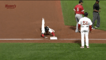 Casas smacks two-run triple for WooSox