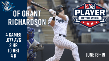 OF Grant Richardson Named FSL Player of the Week