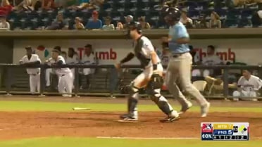 Brosseau slaps two-run single for Biscuits