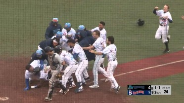 Mets' Alvarez hits walk-off sac fly for Brooklyn