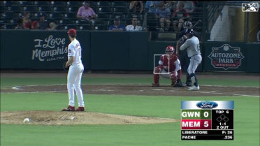 Gwinnett's Pache belts a long home run
