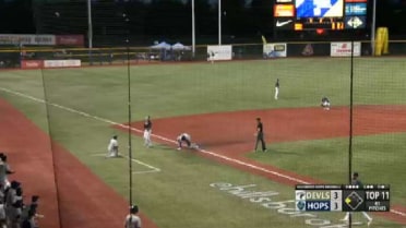 Carter's 2nd triple puts Tri-City ahead in extras
