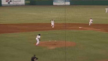Biscuits' Palacios picks one out of air