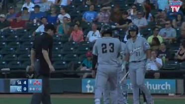 San Antonio's Rivas belts grand slam