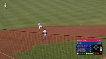 Gwinnett's Kazmar makes backhanded play