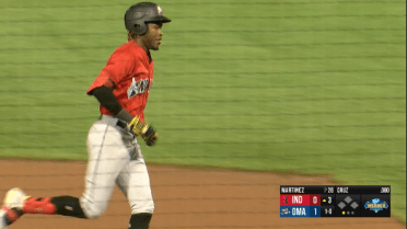Cruz crushes first Triple-A jack for Indianapolis