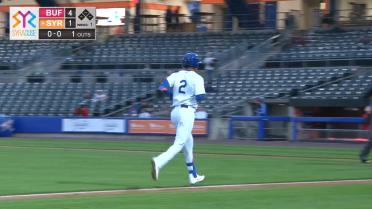 Vientos slugs third homer in nine Triple-A games