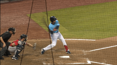 Waters crushes three-run blast to make it 4-0
