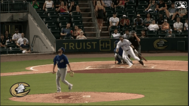 Burger launches two dingers for Knights