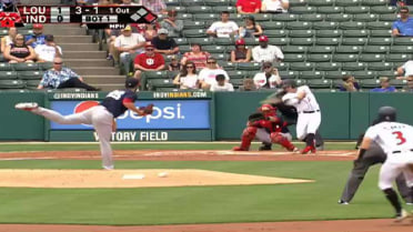 Indianapolis' Luplow doubles in two runs