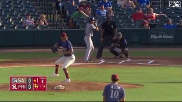 San Antonio's Abrams doubles home a run