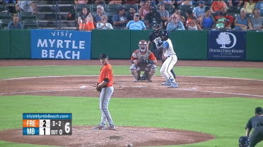 Frederick's Hall ties career high