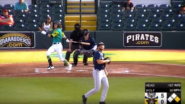 Hudson Head hits his first dinger of the season