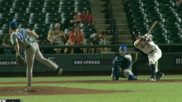 Jung homers to the opposite field for Round Rock
