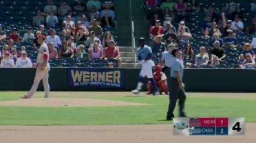 Omaha's Soler goes yard