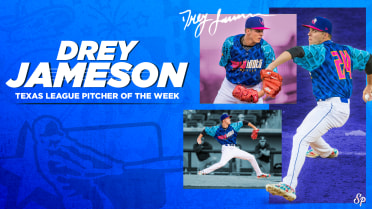 Drey Jameson Named Texas League Pitcher of the Week