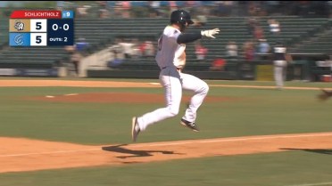 Scott Schreiber hits a walk-off grand slam