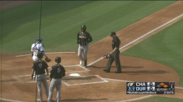 Micker Adolfo smacks two homers in Triple-A debut