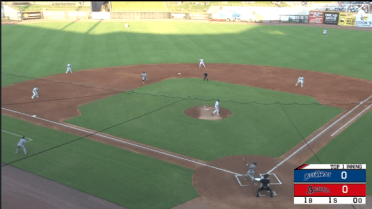 Burdick goes yard for Blue Wahoos