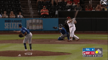 Baker smacks second HR of game
