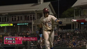 Sam Huff hits a 502 foot homer