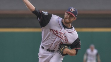 Caughel Leads Travs to Another Shutout