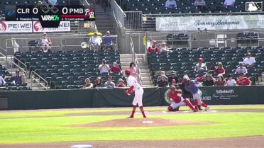 Aroon Escobar's leadoff solo home run