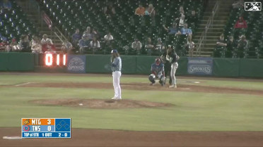 Greg Jones hits a solo home run to right field